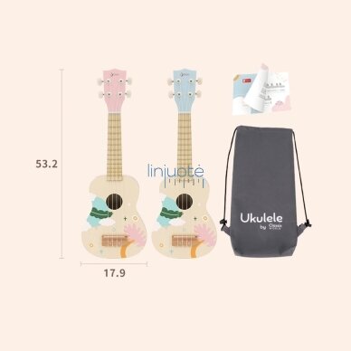 CLASSIC WORLD MEDINĖ VAIKŲ GITARA ROŽINĖ, CW40563 2