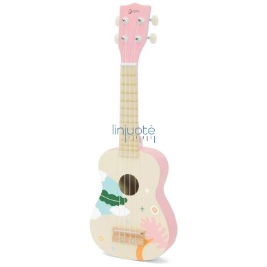 CLASSIC WORLD MEDINĖ VAIKŲ GITARA ROŽINĖ, CW40563 4 CLASSIC WORLD MEDINĖ VAIKŲ GITARA ROŽINĖ, CW40563 4