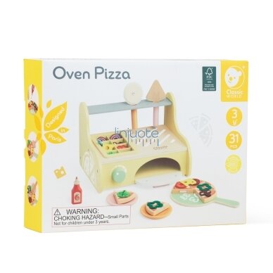 CLASSIC WORLD MEDINĖ PICOS KEPTUVĖ OVEN PIZZA 3+ FSC, CW50590 8 CLASSIC WORLD MEDINĖ PICOS KEPTUVĖ OVEN PIZZA 3+ FSC, CW50590 8