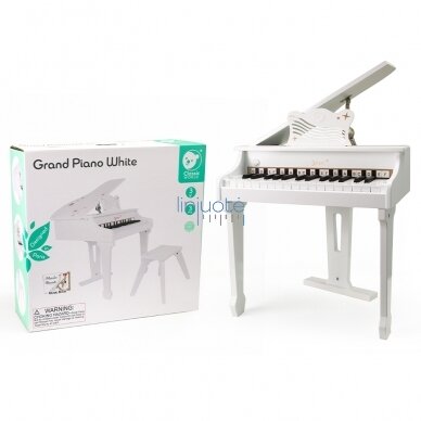 CLASSIC WORLD DIDELIS KŪDIKIŲ PIANINAS SU KĖDUTE IR MOKOMĄJA KNYGA, CW54273 5 CLASSIC WORLD DIDELIS KŪDIKIŲ PIANINAS SU KĖDUTE IR MOKOMĄJA KNYGA, CW54273 5