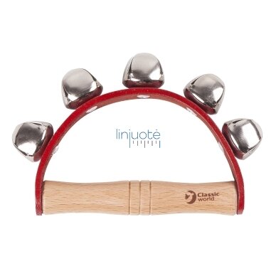 CLASSIC WORLD EDU Muzikinis Instrumentas Janczary Varpeliai Vaikams CLASSIC WORLD EDU Muzikinis Instrumentas Janczary Varpeliai Vaikams
