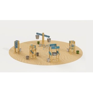 CLASSIC WORLD EDU PUSIAUSVYROS SVARSTYKLĖS SMĖLIO DĖŽEI, CW70258 4