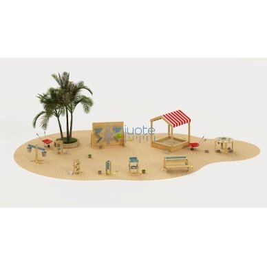 CLASSIC WORLD EDU PUSIAUSVYROS SVARSTYKLĖS SMĖLIO DĖŽEI, CW70258 6