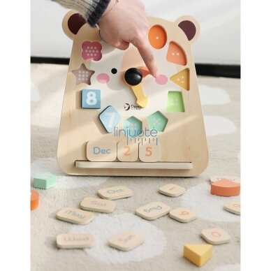 CLASSIC WORLD LAIKRODIS MEŠKIS MONTESSORI EDUKACINIS 3V1 MOKYMASIS LAIKO, SKAIČIAVIMO IR DATŲ, CW20277 3 CLASSIC WORLD LAIKRODIS MEŠKIS MONTESSORI EDUKACINIS 3V1 MOKYMASIS LAIKO, SKAIČIAVIMO IR DATŲ, CW20277 3