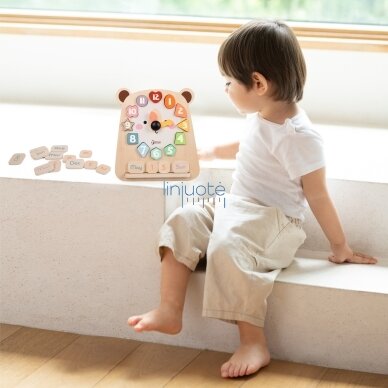CLASSIC WORLD LAIKRODIS MEŠKIS MONTESSORI EDUKACINIS 3V1 MOKYMASIS LAIKO, SKAIČIAVIMO IR DATŲ, CW20277 1 CLASSIC WORLD LAIKRODIS MEŠKIS MONTESSORI EDUKACINIS 3V1 MOKYMASIS LAIKO, SKAIČIAVIMO IR DATŲ, CW20277 1