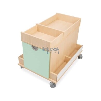 Cubo. Dvipusė dailės spintelė Vėžlys Cubo. Dvipusė dailės spintelė Vėžlys