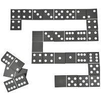Didelis 28 elementų "Domino" rinkinys BM 545000 3