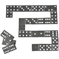 Didelis 28 elementų "Domino" rinkinys BM 545000 3 Didelis 28 elementų "Domino" rinkinys BM 545000 3