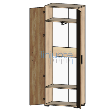 Drēbju skapis LIN6602LV 1 Drēbju skapis LIN6602LV 1