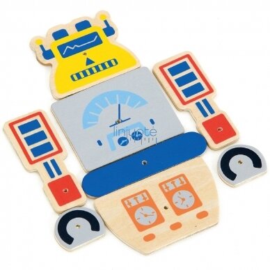 Žaidimas su plaktuku "Robotas - 45 elementai", 50335 5 Žaidimas su plaktuku "Robotas - 45 elementai", 50335 5