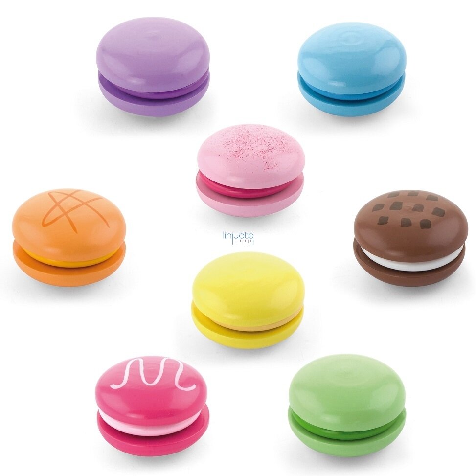 MEDINIAI SPALVOTI PJAUSTOMI "MACARONS'AI", 8 VNT, 50807 1 MEDINIAI SPALVOTI PJAUSTOMI "MACARONS'AI", 8 VNT, 50807 1