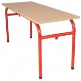 Dvivietis mokyklinis stalas. reg. aukščio. skirtingų spalvų B9037