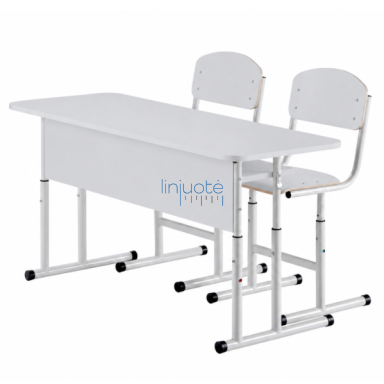 Dvivietis mokyklinis reg. aukščio komplektas, LIN30304 Dvivietis mokyklinis reg. aukščio komplektas, LIN30304