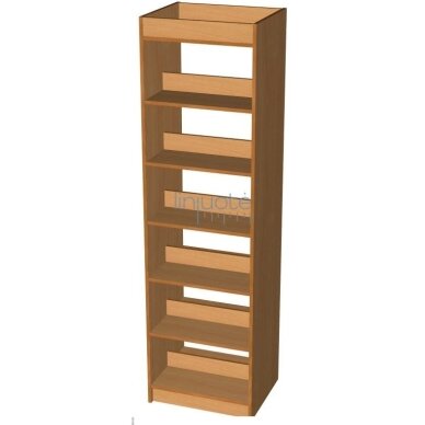 DIVPUSĒJS VIENKĀRŠAIS BIBLIOTĒKAS PLAUKTS, LIN30078LV DIVPUSĒJS VIENKĀRŠAIS BIBLIOTĒKAS PLAUKTS, LIN30078LV