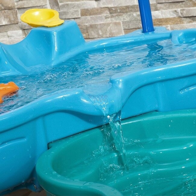 STEP 2 DVIEJŲ PAKOPŲ VANDENS STALAS LAGŪNOS SMĖLIO DĖŽĖ, 8645 6