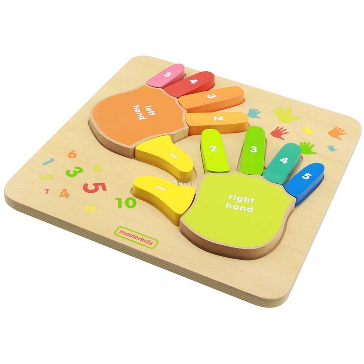 Mokomoji edukacinė priemonė "Skaičiavimas ant pirštų" MASTERKIDZ, MK01733 2