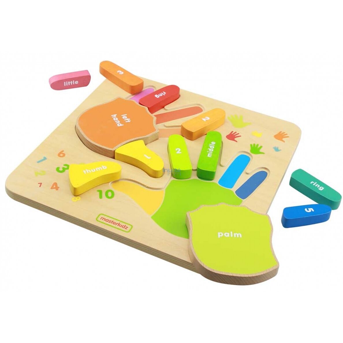Mokomoji edukacinė priemonė "Skaičiavimas ant pirštų" MASTERKIDZ, MK01733 3