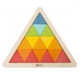 Edukacinė priemonė logikai su užduočių kortelėm "Spalvos trikampyje", CW3729