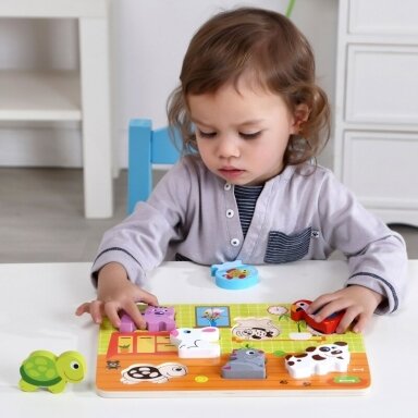 EDUKACINĖ 3D DĖLIONĖ "NAMINIAI GYVŪNAI", TKC480