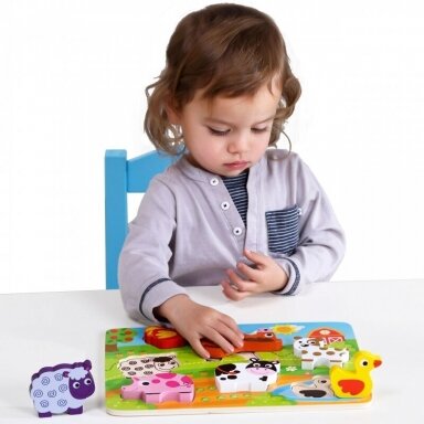 EDUKACINĖ 3D DĖLIONĖ "ŪKIS", TKC479 EDUKACINĖ 3D DĖLIONĖ "ŪKIS", TKC479