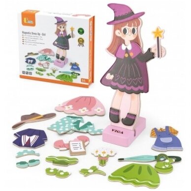 Izglītojoša magnētiskā puzle "Dress-Up, 44635 Izglītojoša magnētiskā puzle "Dress-Up, 44635