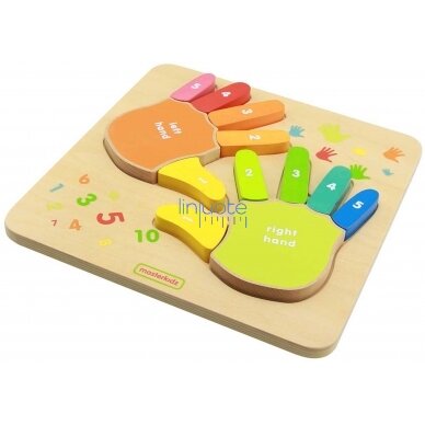 Mokomoji edukacinė priemonė "Skaičiavimas ant pirštų" MASTERKIDZ, MK01733 2