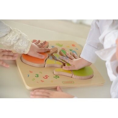 Mokomoji edukacinė priemonė "Skaičiavimas ant pirštų" MASTERKIDZ, MK01733 4