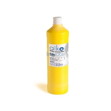 Ekologiški Aiko dažai, talpa 1 litras, geltoni
