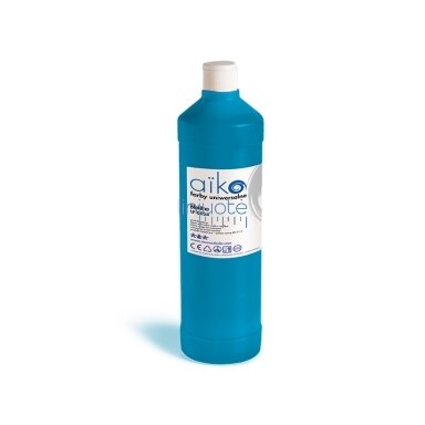 Ekologiški dažai Aiko, 0,5 l, žydri