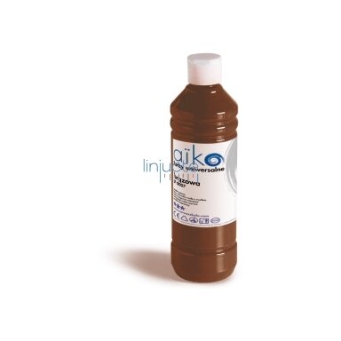 Ekologiški dažai Aiko, talpa 0,5 litro, rudi
