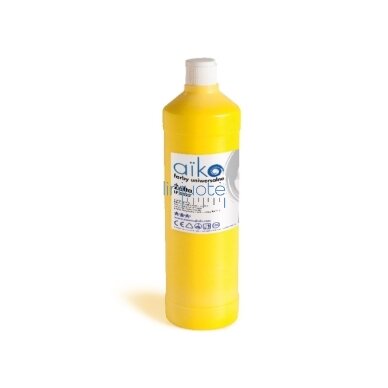 Ekologiški Aiko dažai, talpa 1 litras, geltoni Ekologiški Aiko dažai, talpa 1 litras, geltoni