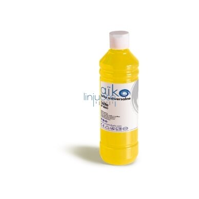 Ekologiški dažai Aiko, talpa 0,5 litro, geltona Ekologiški dažai Aiko, talpa 0,5 litro, geltona