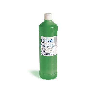 Ekologiški dažai Aiko, talpa 0,5 litro, šviesiai žali Ekologiški dažai Aiko, talpa 0,5 litro, šviesiai žali