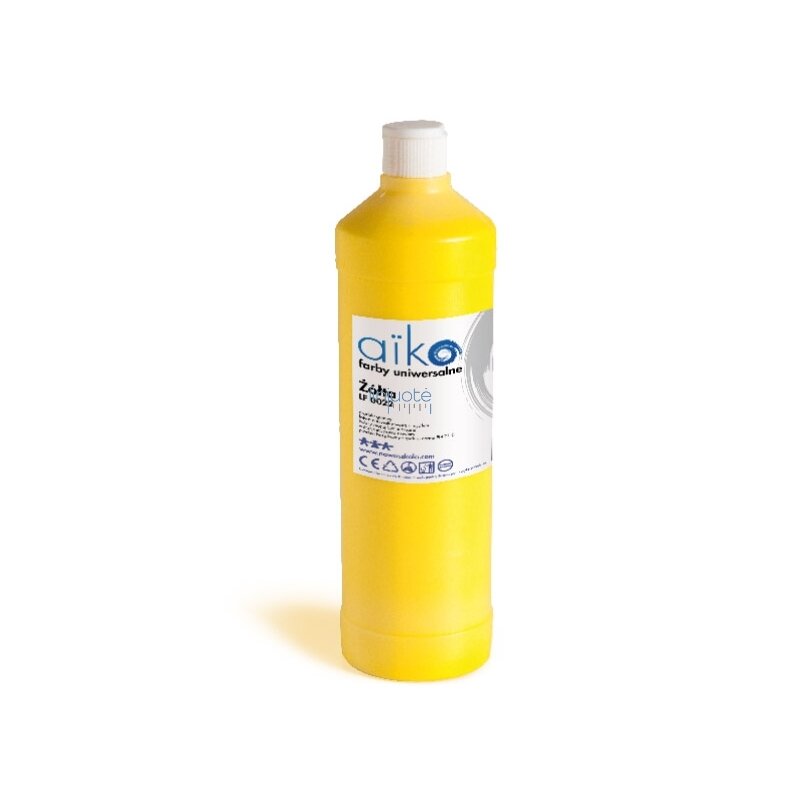 Ekologiški Aiko dažai, talpa 1 litras, geltoni Ekologiški Aiko dažai, talpa 1 litras, geltoni