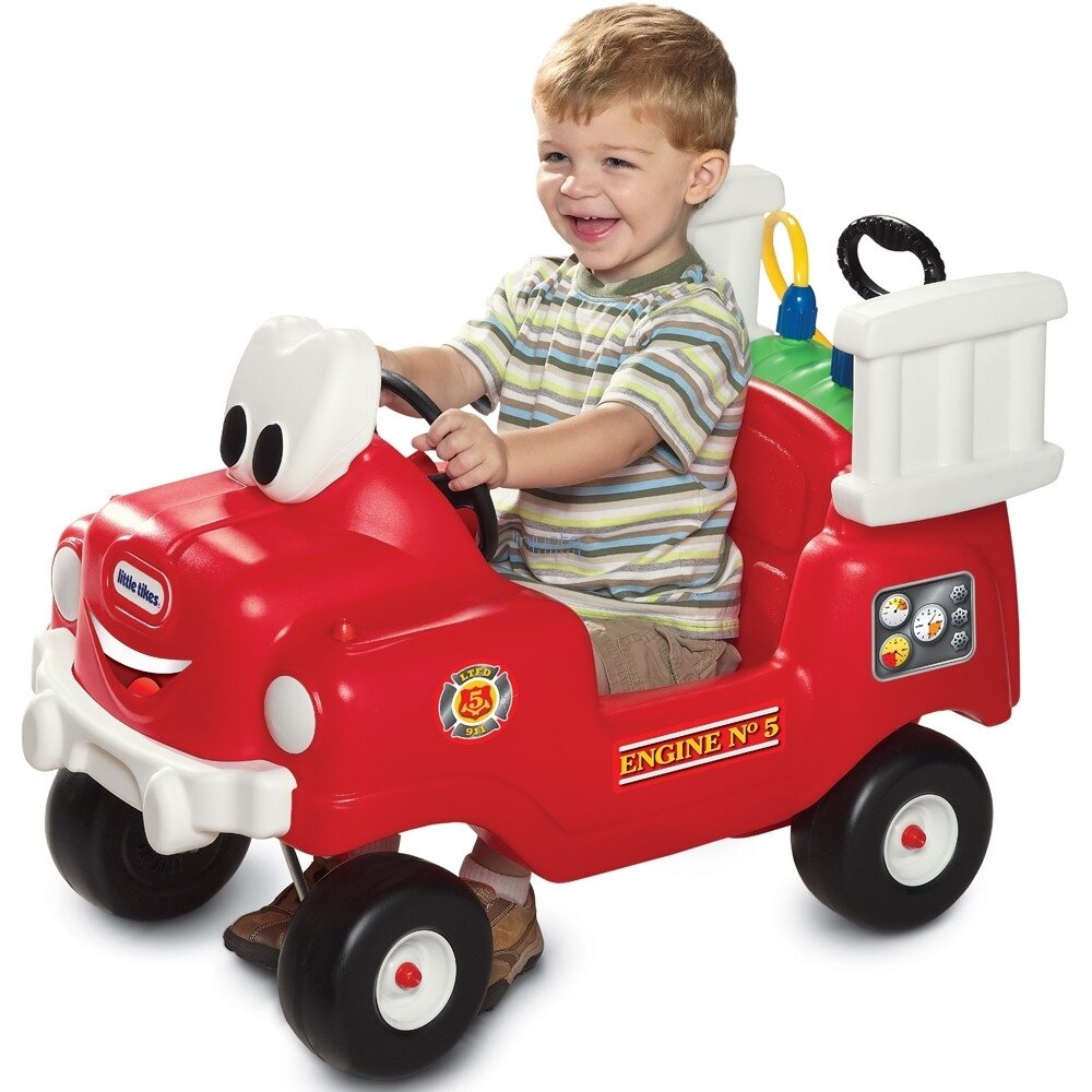 Little Tikes Paspiriamas Gaisrinės Automobilis su Vandens Pompa, 170287PE13 Little Tikes Paspiriamas Gaisrinės Automobilis su Vandens Pompa, 170287PE13