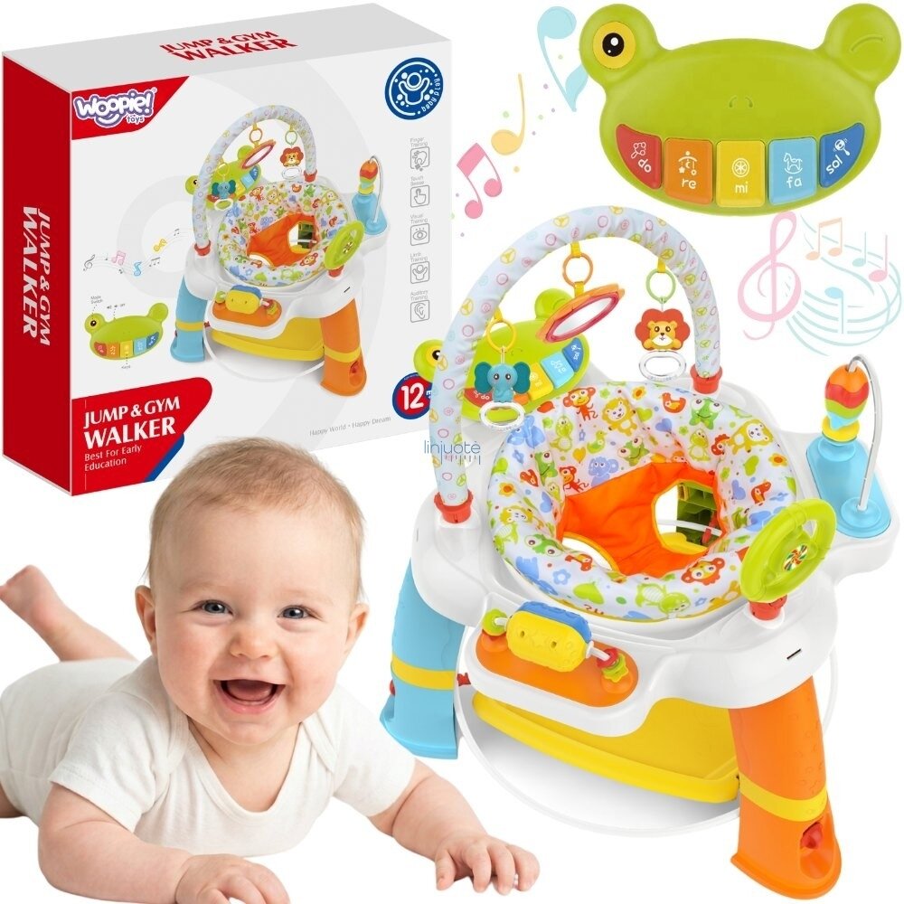 WOOPIE BABY Interaktyvus sukamas sėdėjimo centras 12m+