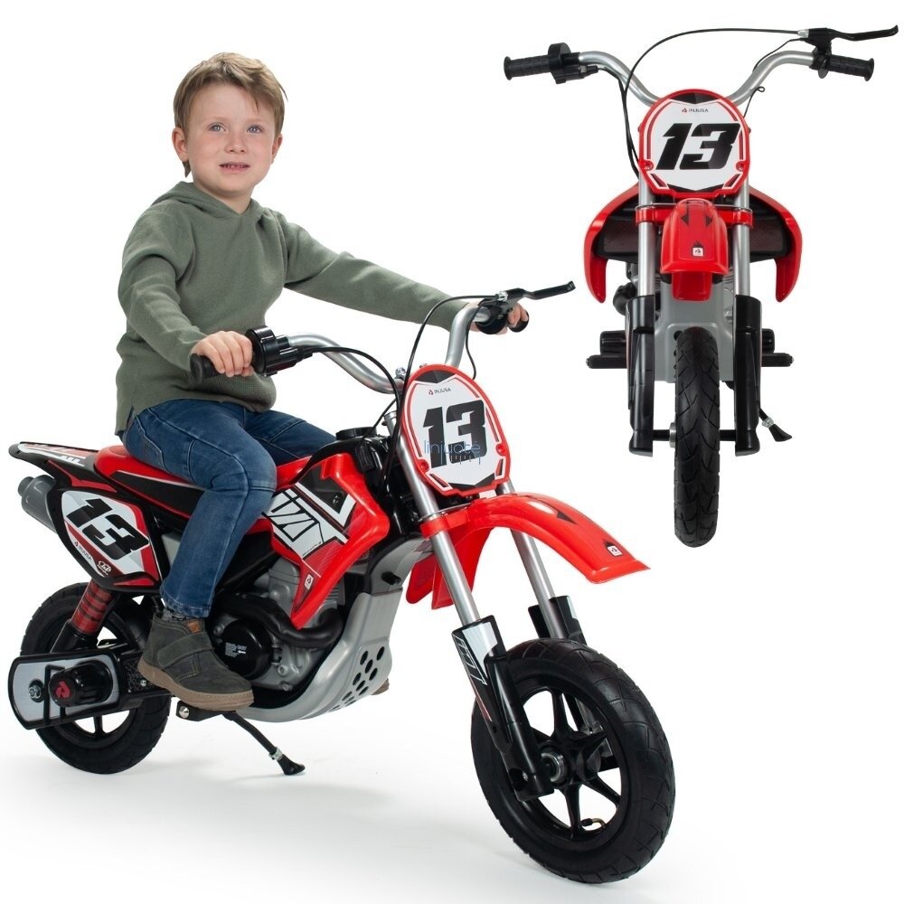 INJUSA Motocross Raudona 24V