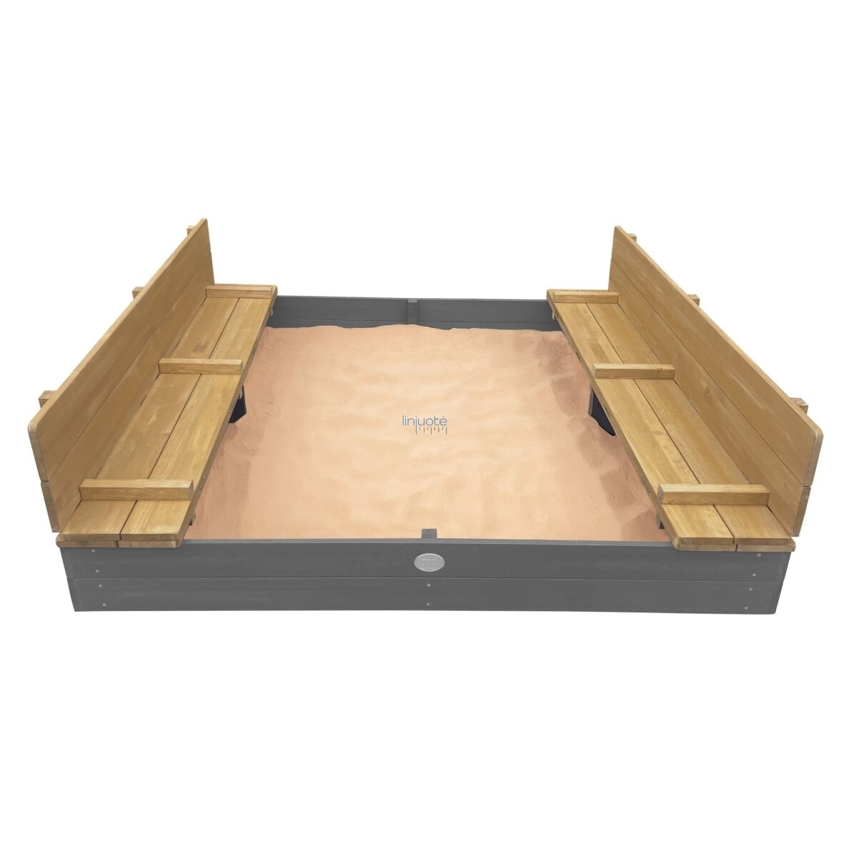 AXI XXL smėlio dėžė Ella 150 x 150 pilka 2
