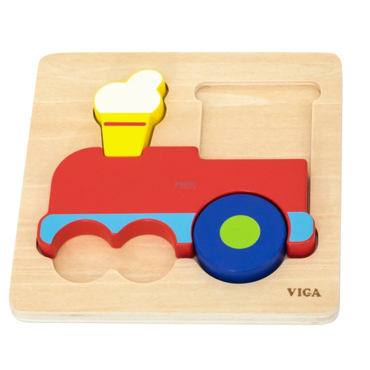 VIGA Medinė edukacinė Montessori dėlionė Traukinys 1 VIGA Medinė edukacinė Montessori dėlionė Traukinys 1