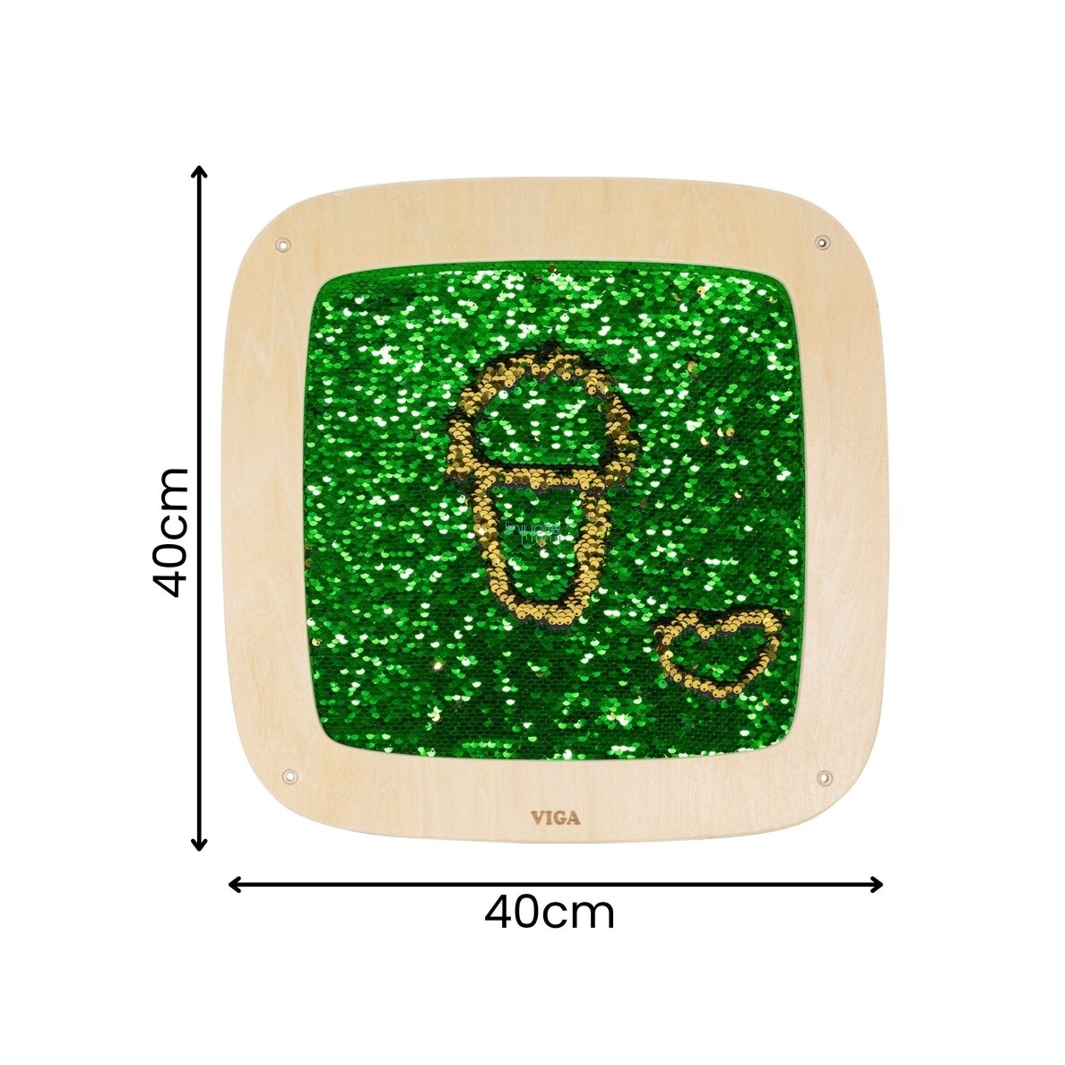 VIGA sieninis veiklos skydelis su blizgučiais 6 VIGA sieninis veiklos skydelis su blizgučiais 6