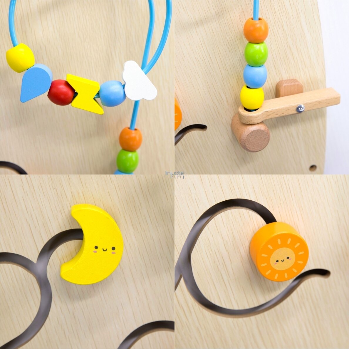VIGA sieninė manipuliacinė lenta Montessori arka 2 VIGA sieninė manipuliacinė lenta Montessori arka 2