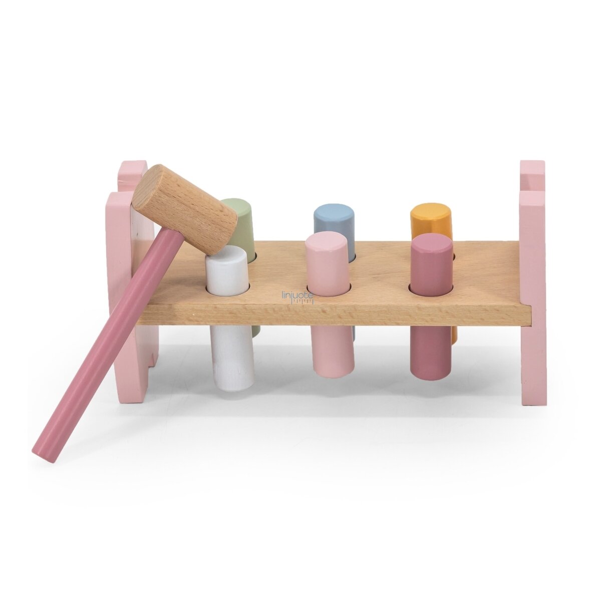 VIGA PolarB Medinis kalamasis žaislas su plaktuku Laputė Montessori 3 VIGA PolarB Medinis kalamasis žaislas su plaktuku Laputė Montessori 3