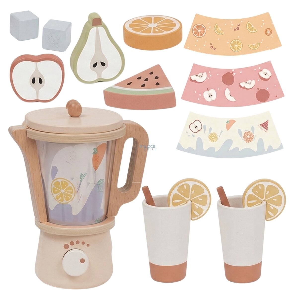 TOOKY TOY Virtuvinis trintuvas su priedais – 18 elementų 2