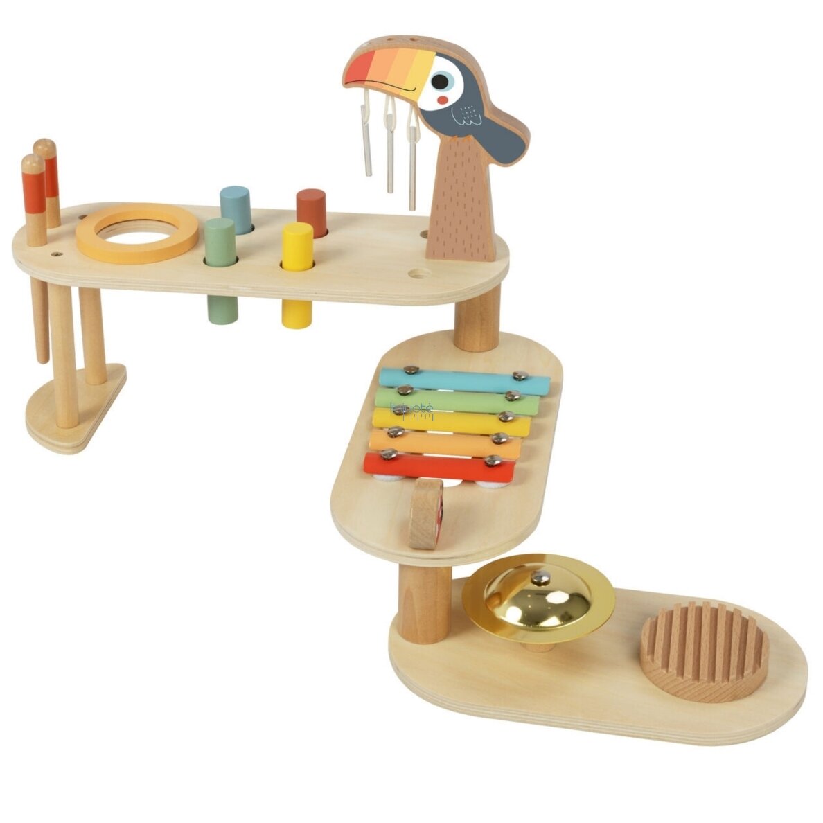 TOOKY TOY Edukacinis muzikinis staliukas - Tukanas 4