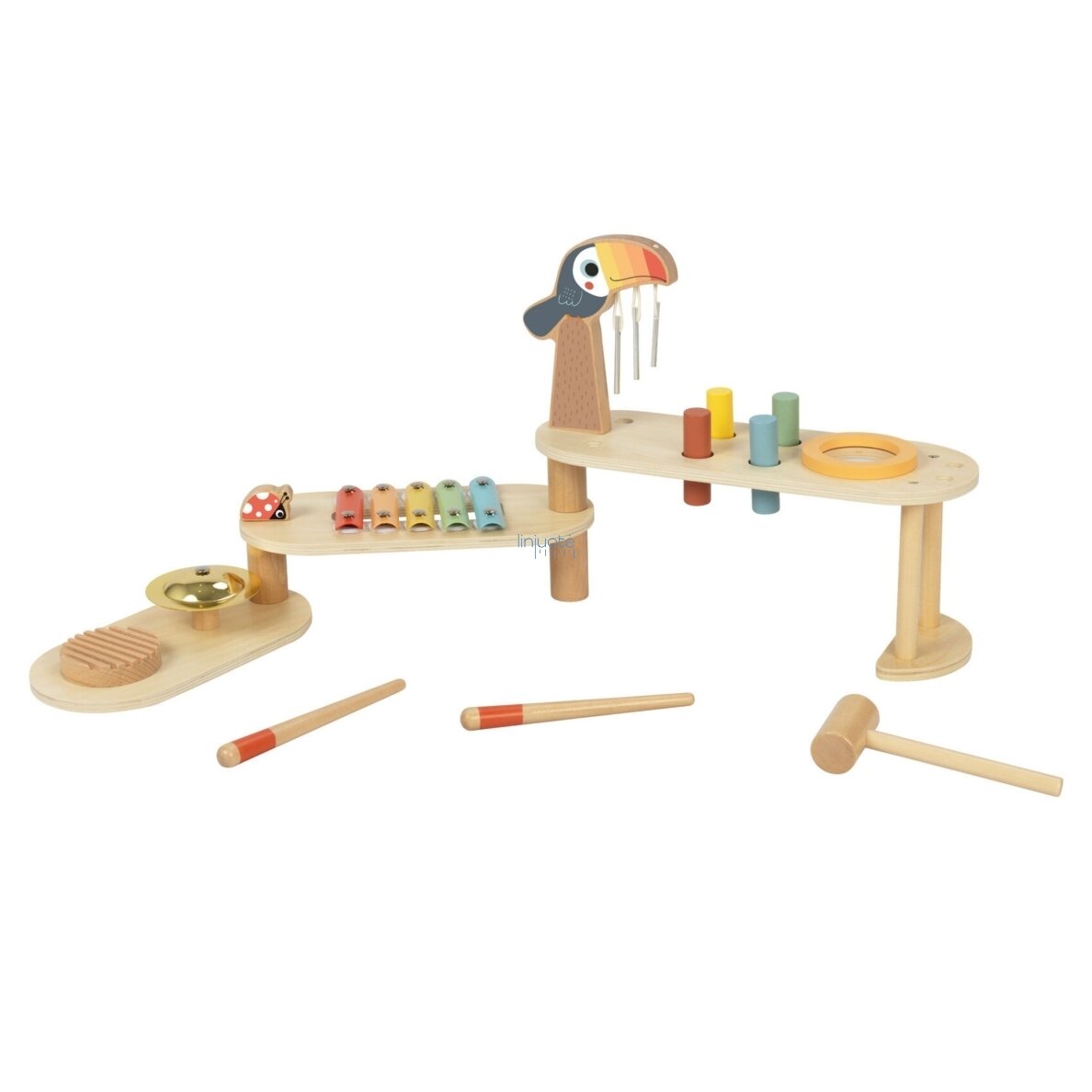 TOOKY TOY Edukacinis muzikinis staliukas - Tukanas 5