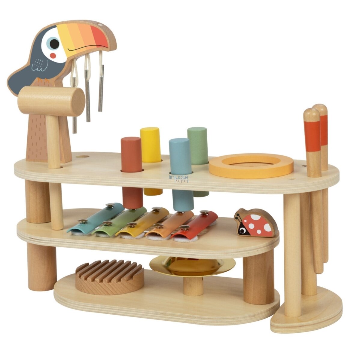 TOOKY TOY Edukacinis muzikinis staliukas - Tukanas 6 TOOKY TOY Edukacinis muzikinis staliukas - Tukanas 6