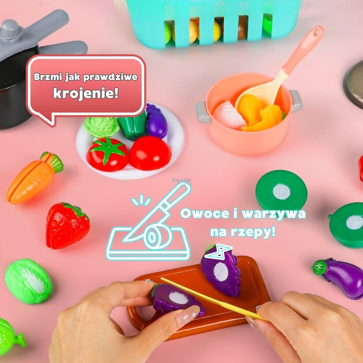 WOOPIE Virtuvės priedų rinkinys Maisto gaminimo žaislas 108 el 1