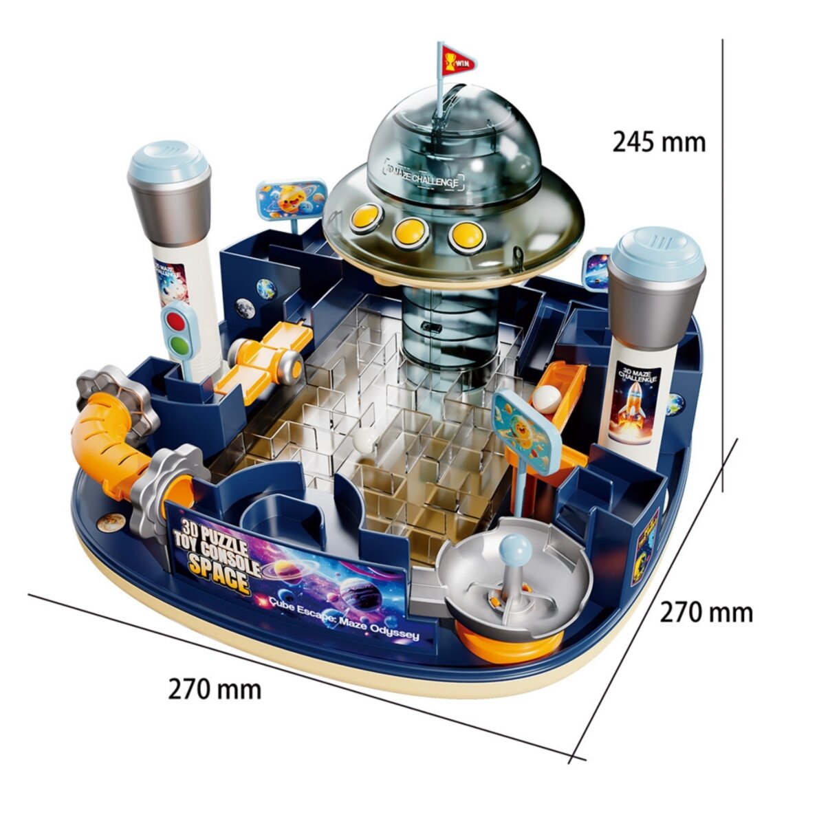 WOOPIE Kosminis 3D labirintas Vikrumo žaidimas Konsolė 3 WOOPIE Kosminis 3D labirintas Vikrumo žaidimas Konsolė 3