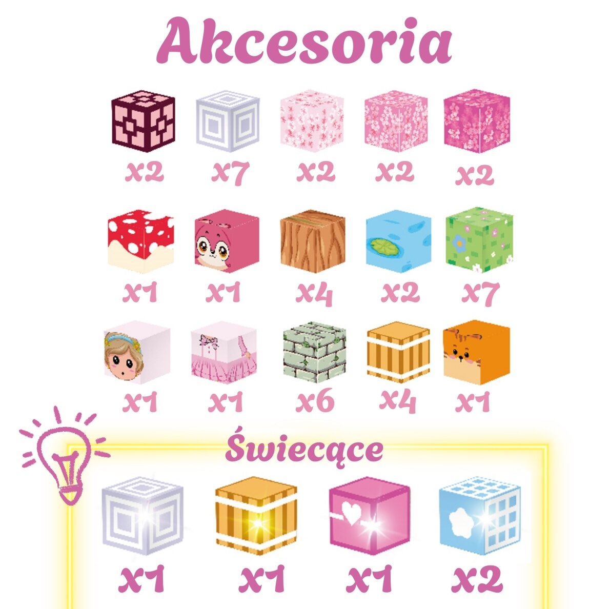 Woopie magnetinės kaladėlės-kubai 48 vnt. Montessori edukacinė 3D dėlionė 3 Woopie magnetinės kaladėlės-kubai 48 vnt. Montessori edukacinė 3D dėlionė 3