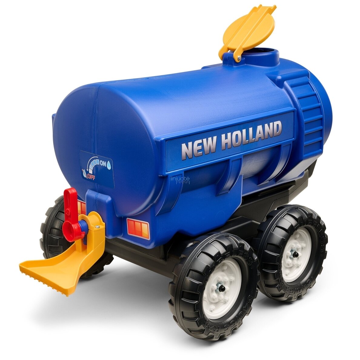 FALK New Holland Paspiriama / Pedalinė Cisterninė Priekaba su Kranu Vaikams – Mėlyna, 943NH 7